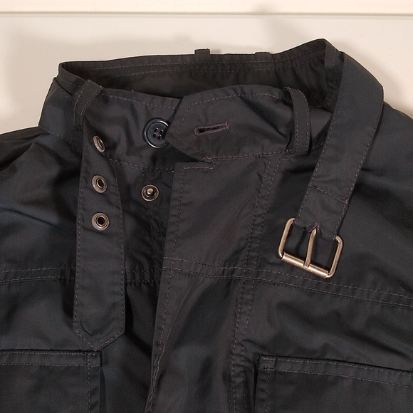 Theory navy blue rain coat utility jacket M - Picture 3 of 7